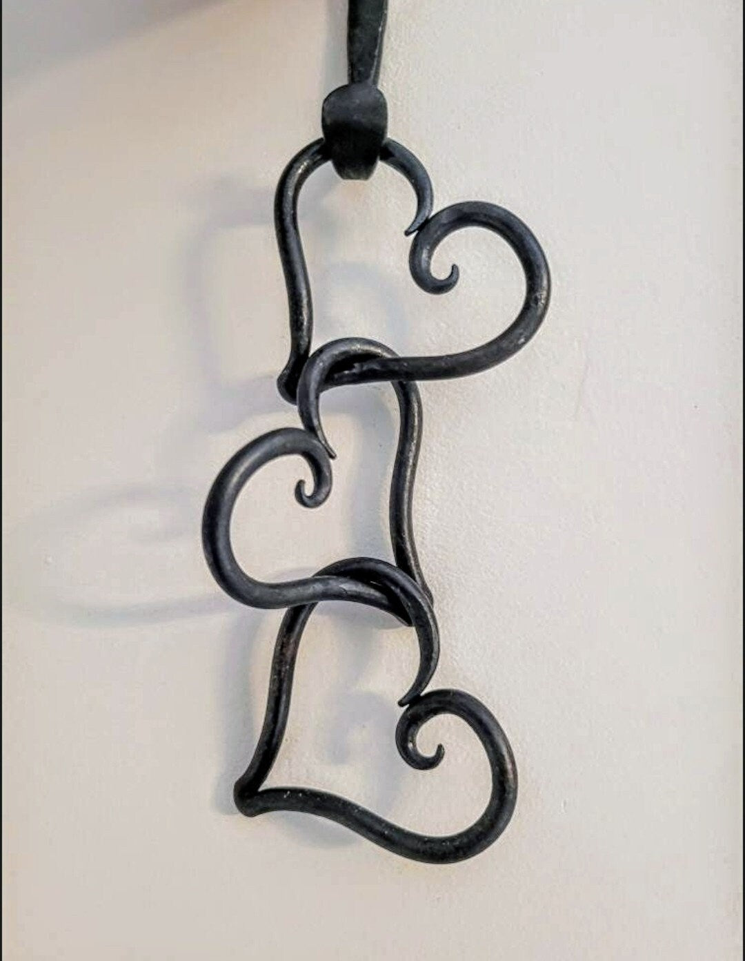 Small Personalized Iron Hearts Decorative Plaques Gift