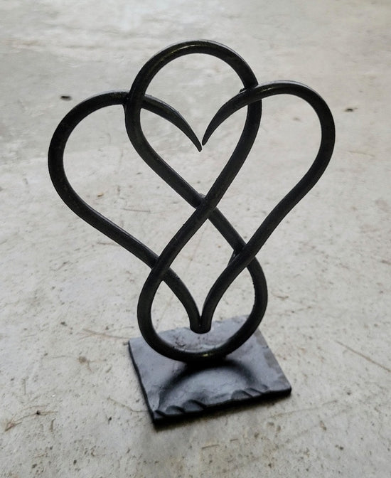 Infinity Iron Heart Sculpture Sculptures & Statues