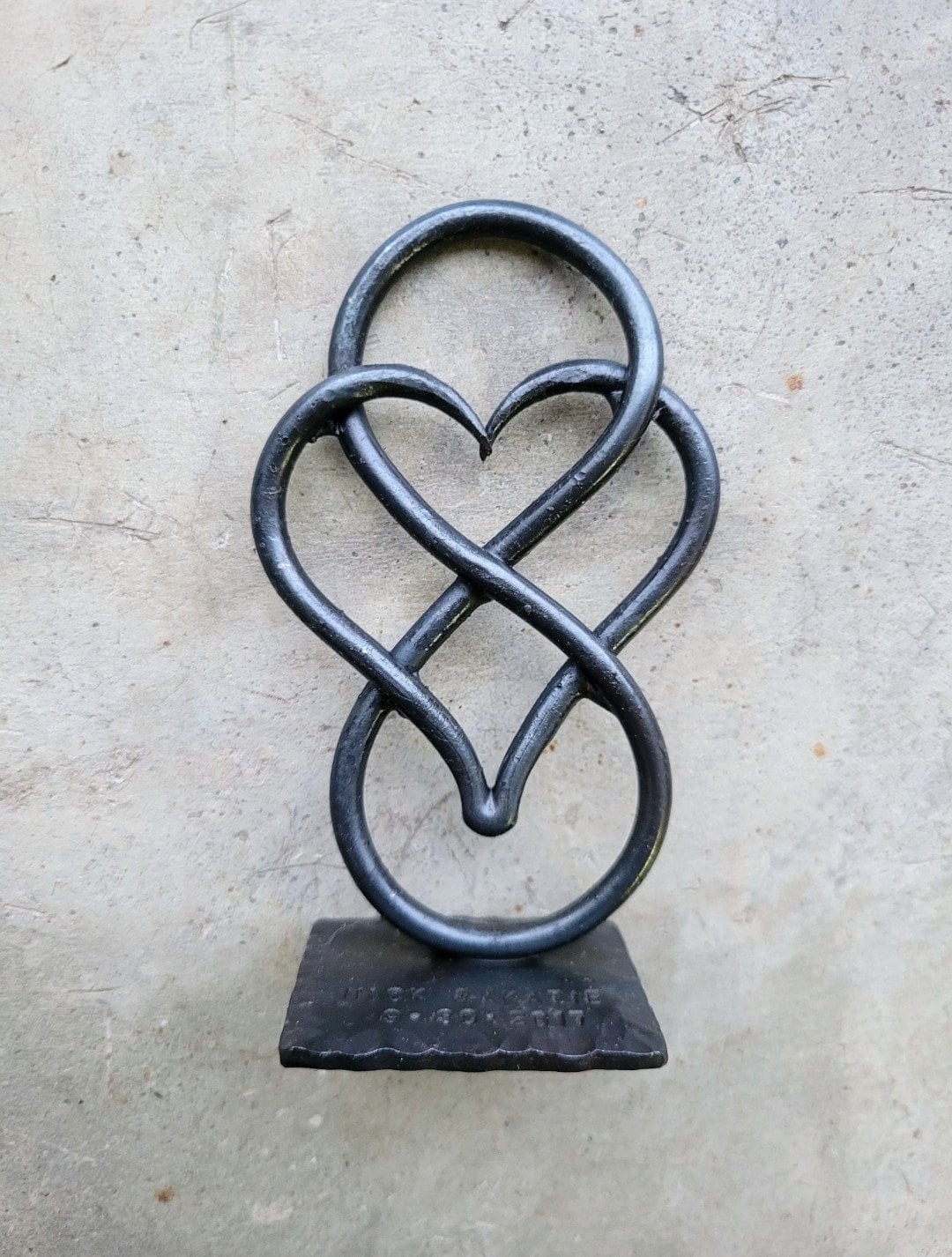 Infinity Iron Heart Sculpture Sculptures & Statues