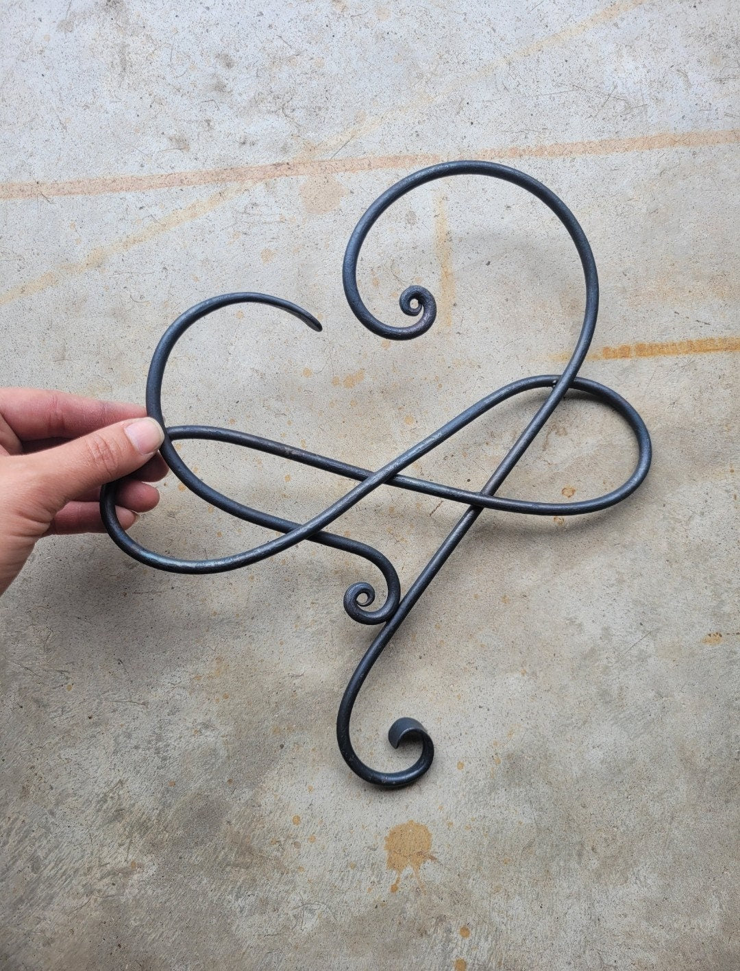 Iron Infinity Heart Wall Art Decor