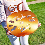 Trick or Treat Pumpkin Sign Seasonal & Holiday Decorations Halloween