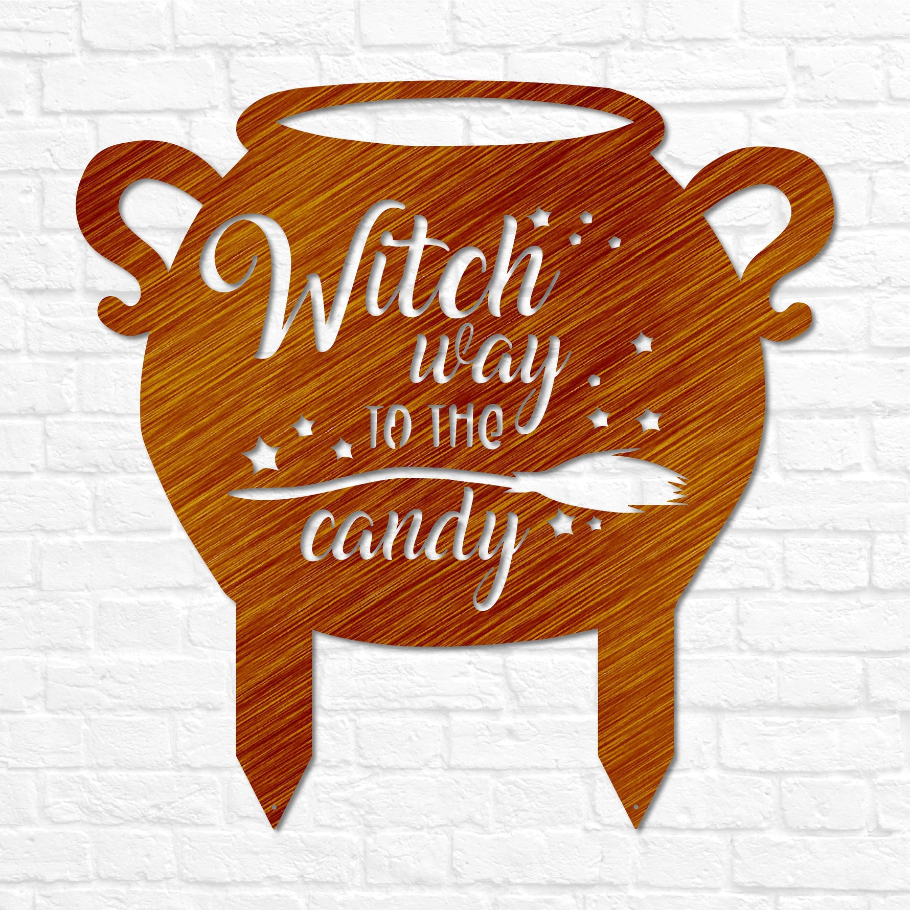 Halloween Witch Sign for Outdoor Signage Halloween