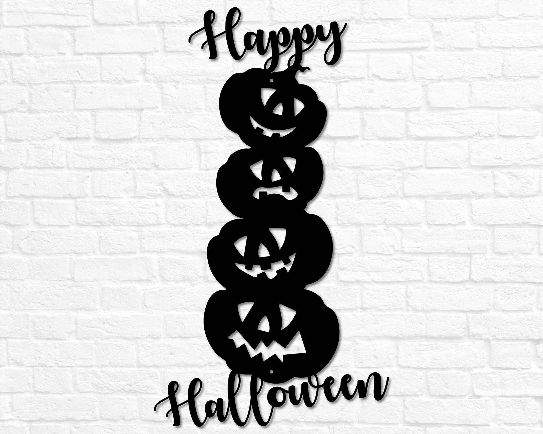 Metal Happy Halloween Sign Signage Halloween