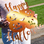 Metal Happy Halloween Sign Signage Halloween