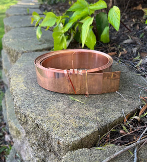 1.5"x10' Copper Flashing Strip - Old West Iron