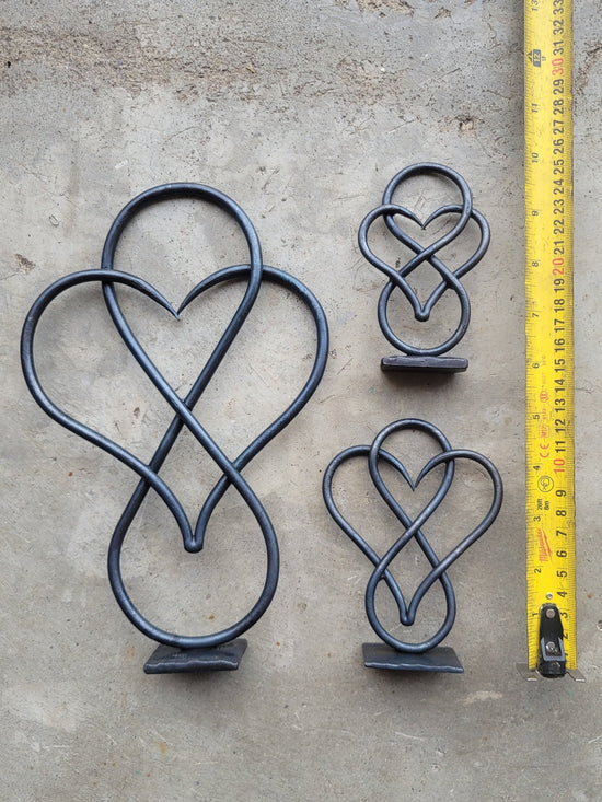 Infinity Iron Heart Sculpture Sculptures & Statues