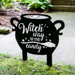 Halloween Witch Sign for Outdoor Signage Halloween