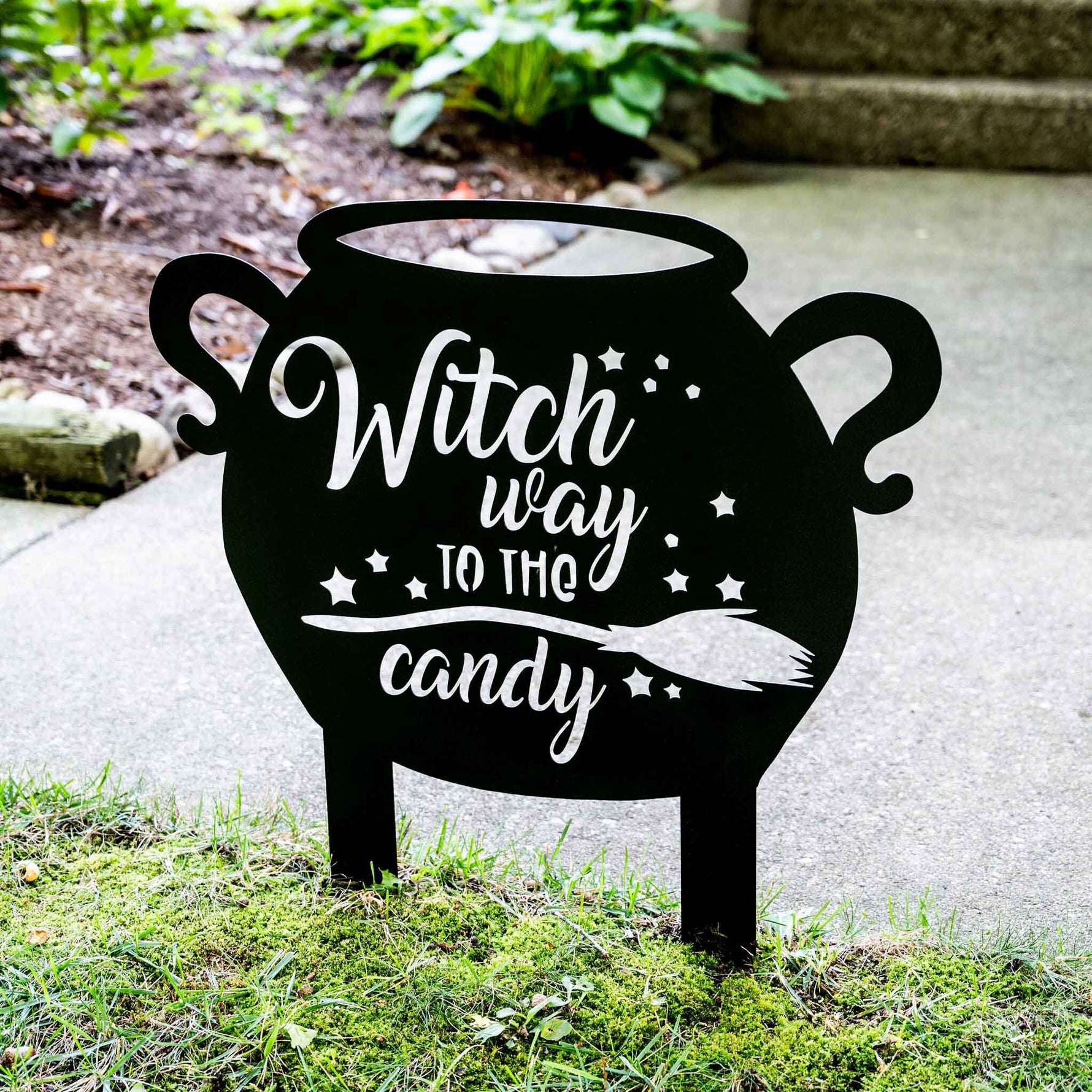 Halloween Witch Sign for Outdoor Signage Halloween