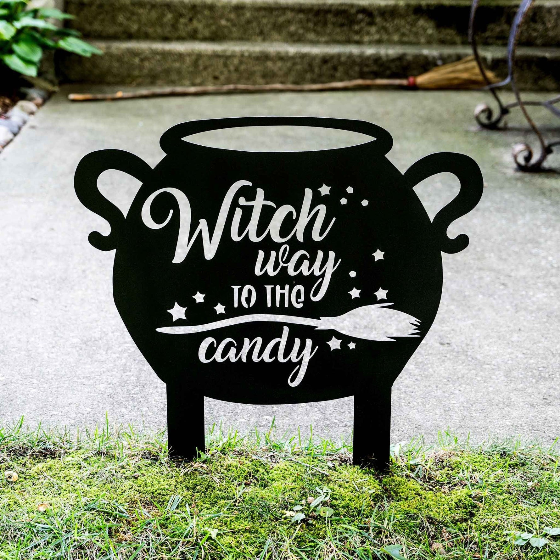 Halloween Witch Sign for Outdoor Signage Halloween