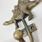 Antique Brass Dinosaur Wall Hooks Storage Hooks & Racks Hook