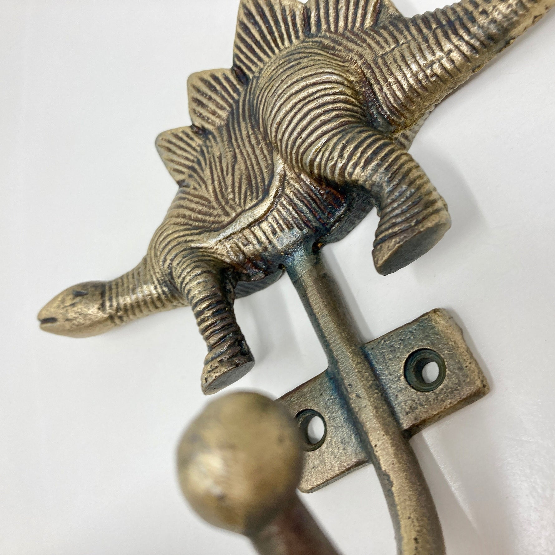 Antique Brass Dinosaur Wall Hooks Storage Hooks & Racks Hook