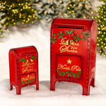 Set of 2 "Letters to Santa" Christmas Mailboxes Mailboxes Christmas