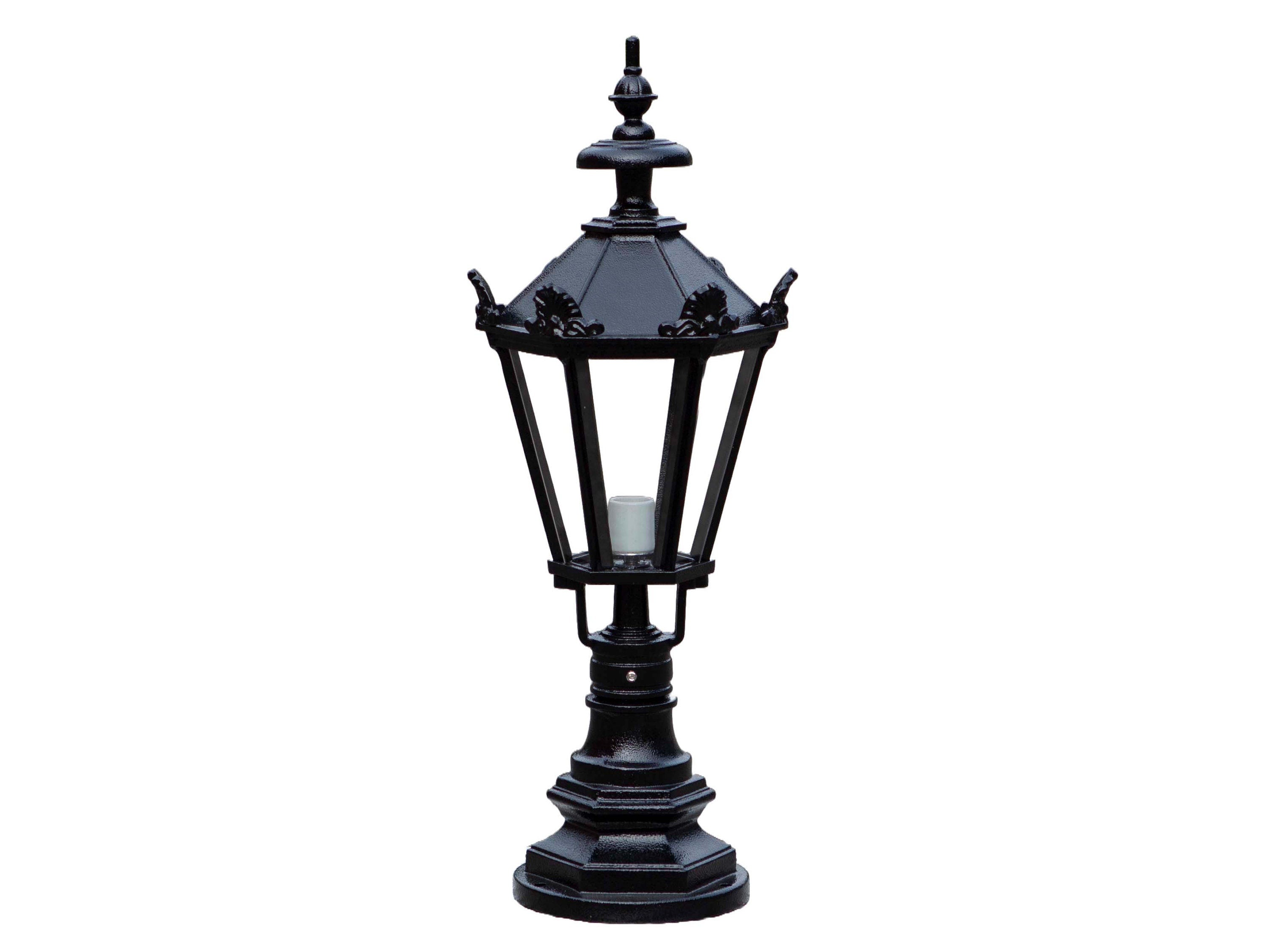 H 27 inch Cast Aluminum Pillar Post Light Lighting