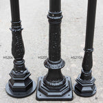 H 80 inch Cast Aluminum Post Light Table Legs