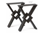 Modern X-Shaped Bench Legs Table Legs Table Legs