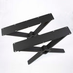 H 28 inch, Modern X-Shaped Dining Table Leg, 1 Pair Table Legs