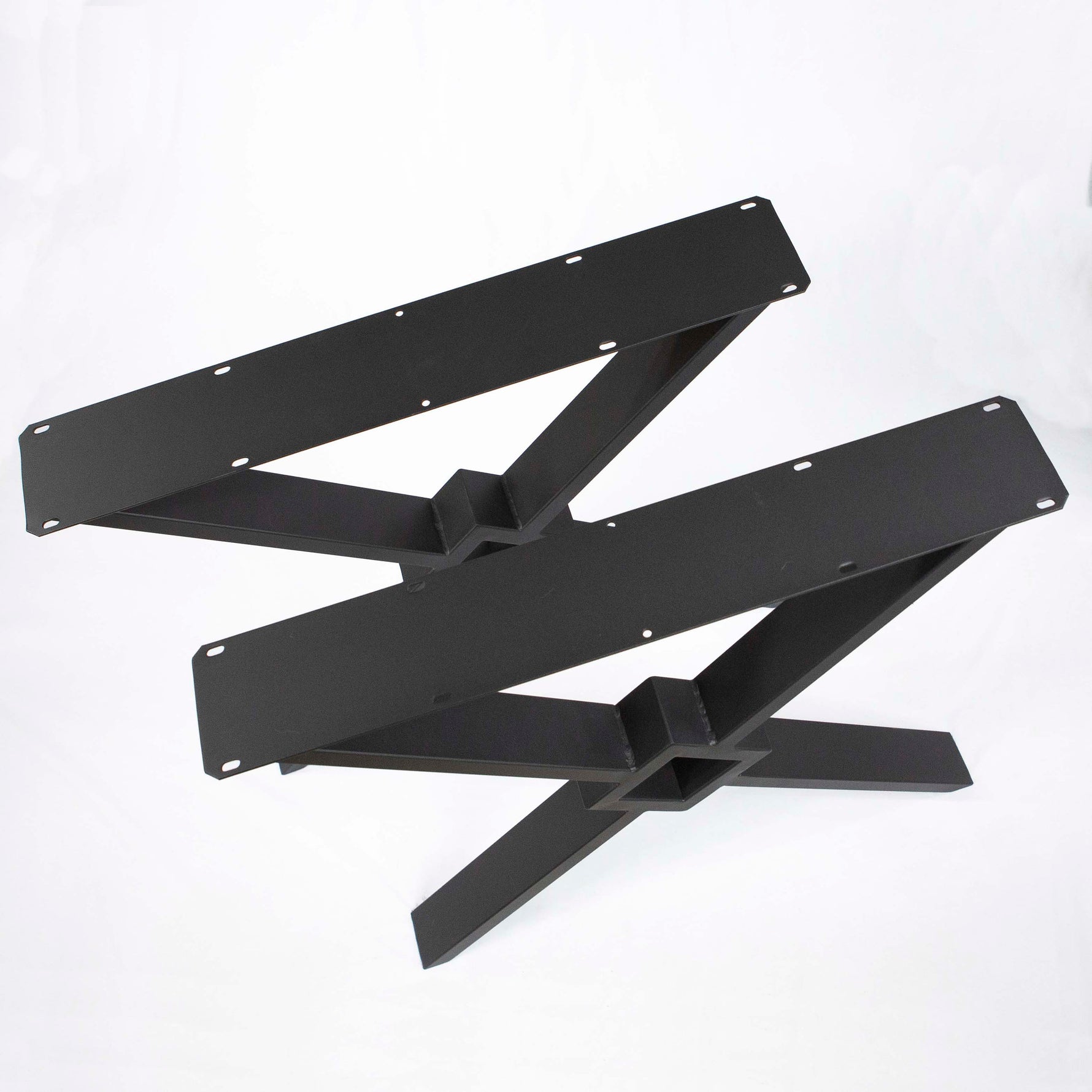 H 28 inch, Modern X-Shaped Dining Table Leg, 1 Pair Table Legs