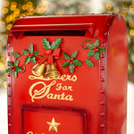 Set of 2 "Letters to Santa" Christmas Mailboxes Mailboxes Christmas