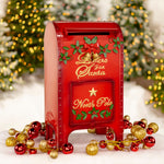 Set of 2 "Letters to Santa" Christmas Mailboxes Mailboxes Christmas
