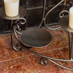 Scrolled Candelabra Candle Holders Candles