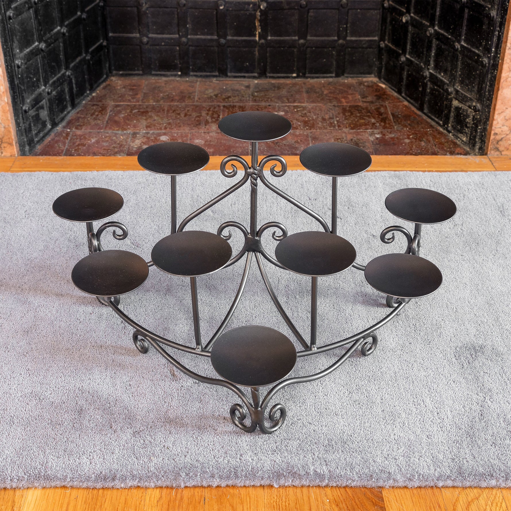 Scrolled Candelabra Candle Holders Candles