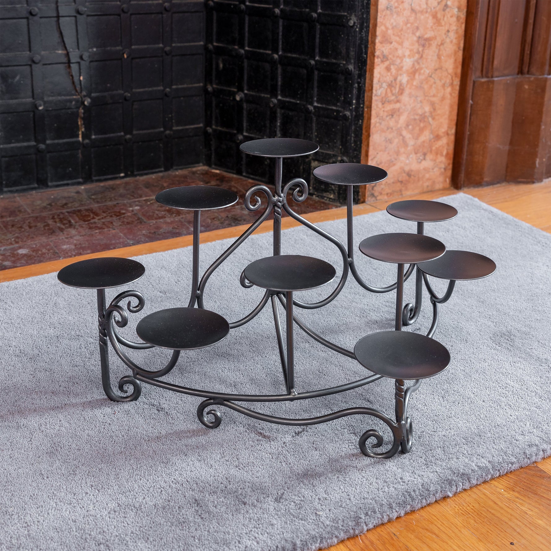 Scrolled Candelabra Candle Holders Candles