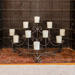 Scrolled Candelabra Candle Holders Candles