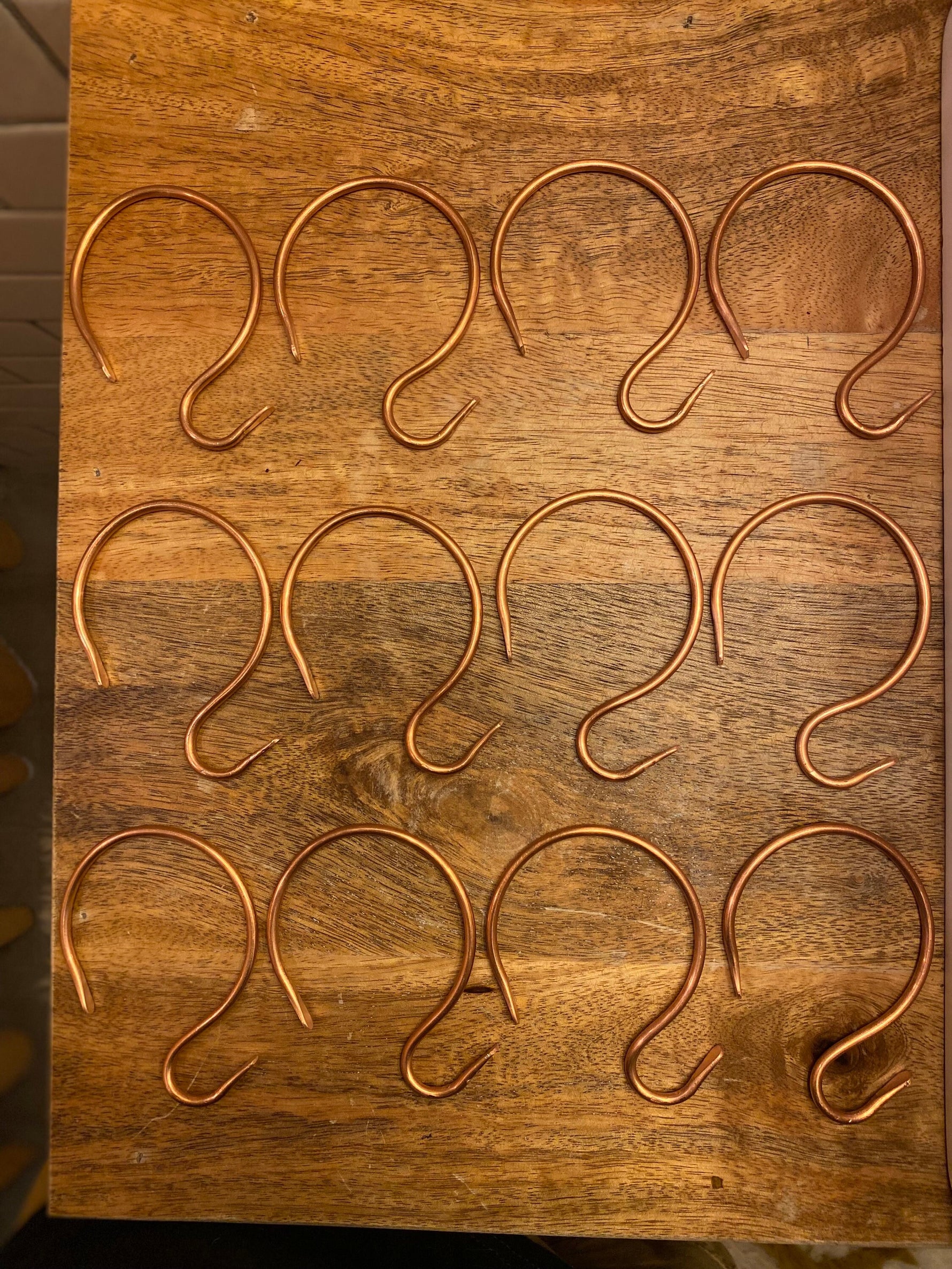 Fancy Copper Shower Hooks