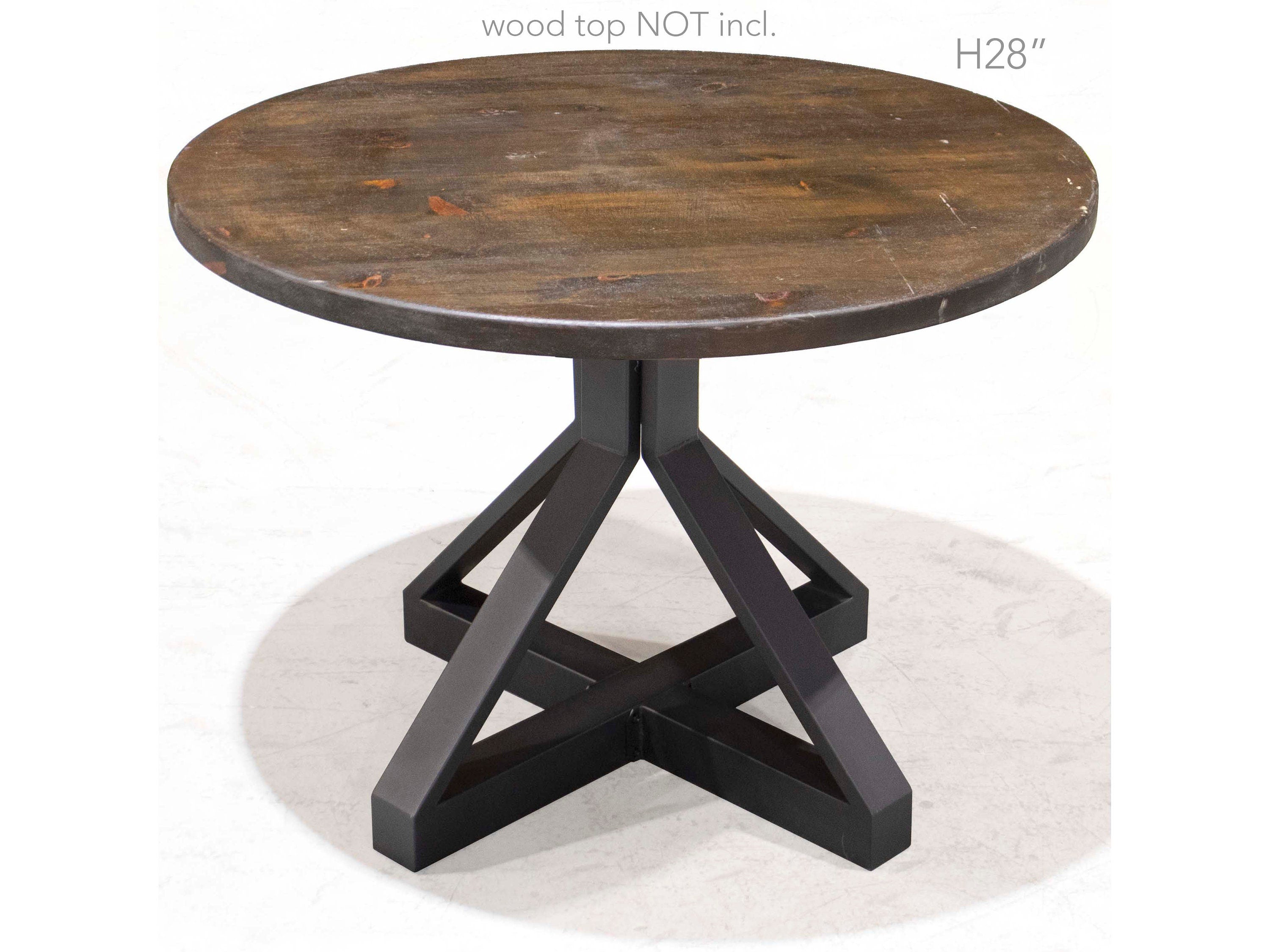 H 28 inch, Round Dining Table Base, 1 Set, #SS006