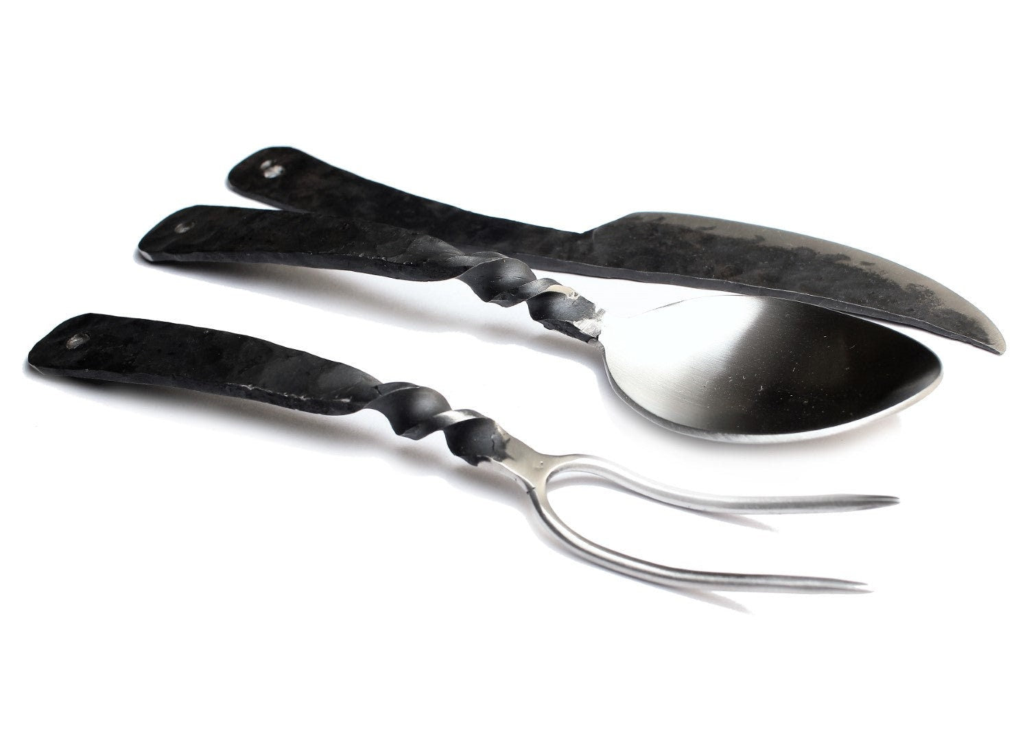 Hand Forged Medieval Cutlery Set Flatware Utensil