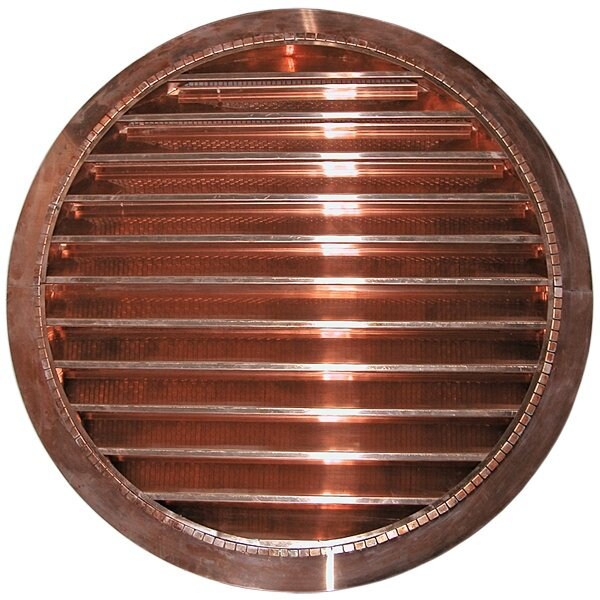 Copper Round Circle Louver Gable Wall Vent Vents Home Accessary