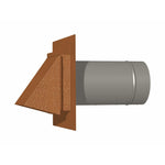 Hammered Copper Dryer Vent Exhaust Vent 4" - 12" Air Ducts Vent