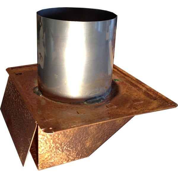 Hammered Copper Under Eave & Soffit Exhaust Vent Air Ducts Vent