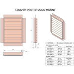 Hammered Copper Louvered Gable End Vent Vents Home Accessary