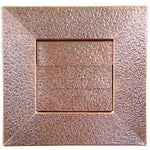 Hammered Copper Low Profile Louvered Dryer Vent - Exhaust Vent (4"-12") Vents & Flues Vent