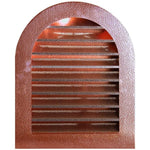 Hammered Copper Tombstone Louvered Gable Wall Vent Vents & Flues Home Accessary