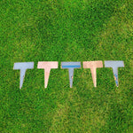 Unstamped Copper Garden Stakes (10Pack) Gardening Accessories Garden