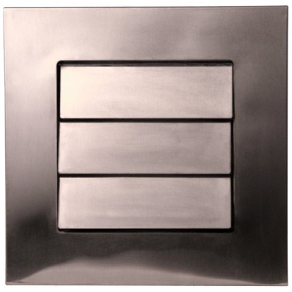 Stainless Steel Low Profile Louvered Dryer Vent - Exhaust Vent (4