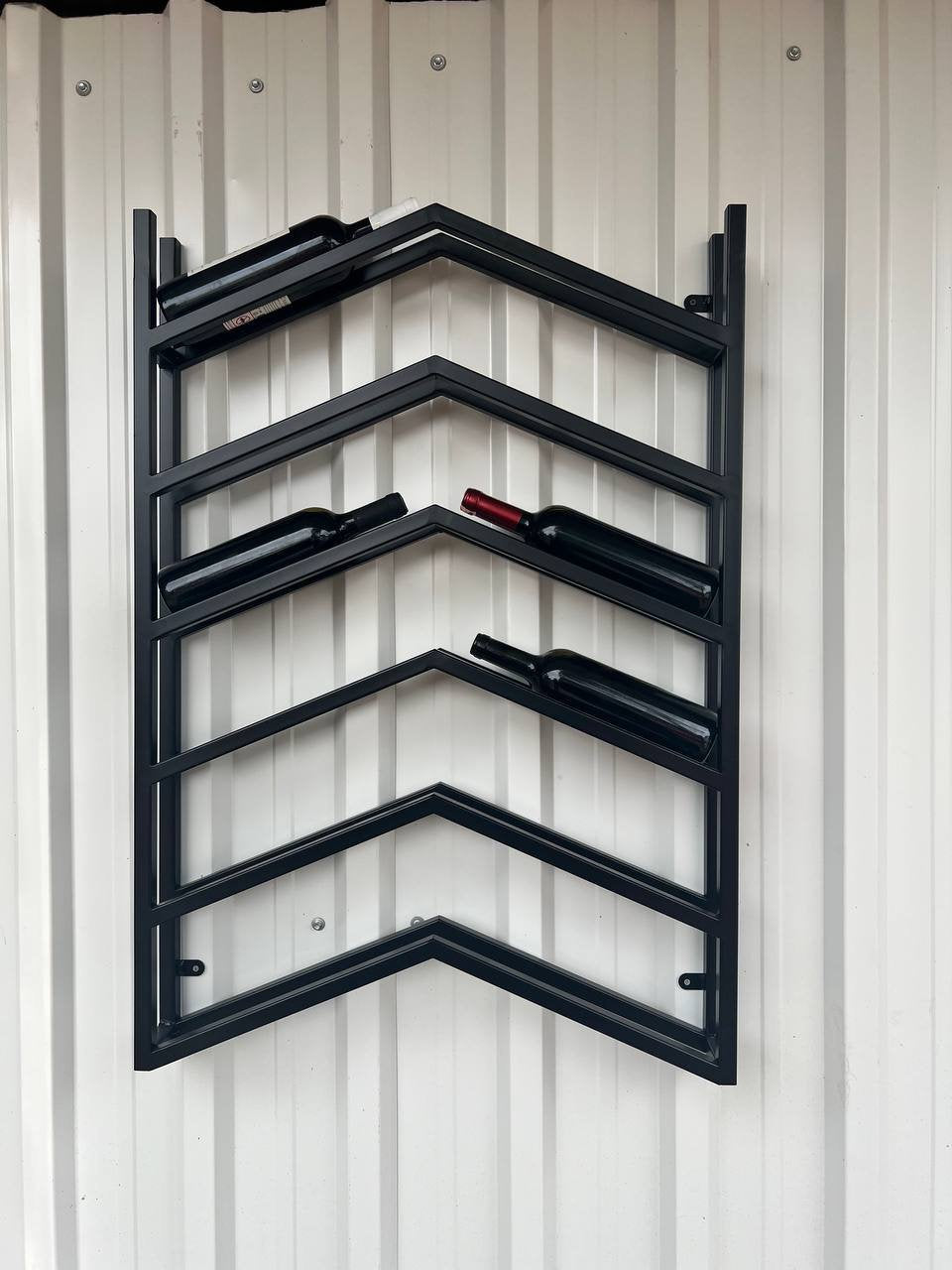 Wine Lover's Dream: Wall-Mounted Metal Wine Rack Wine Racks