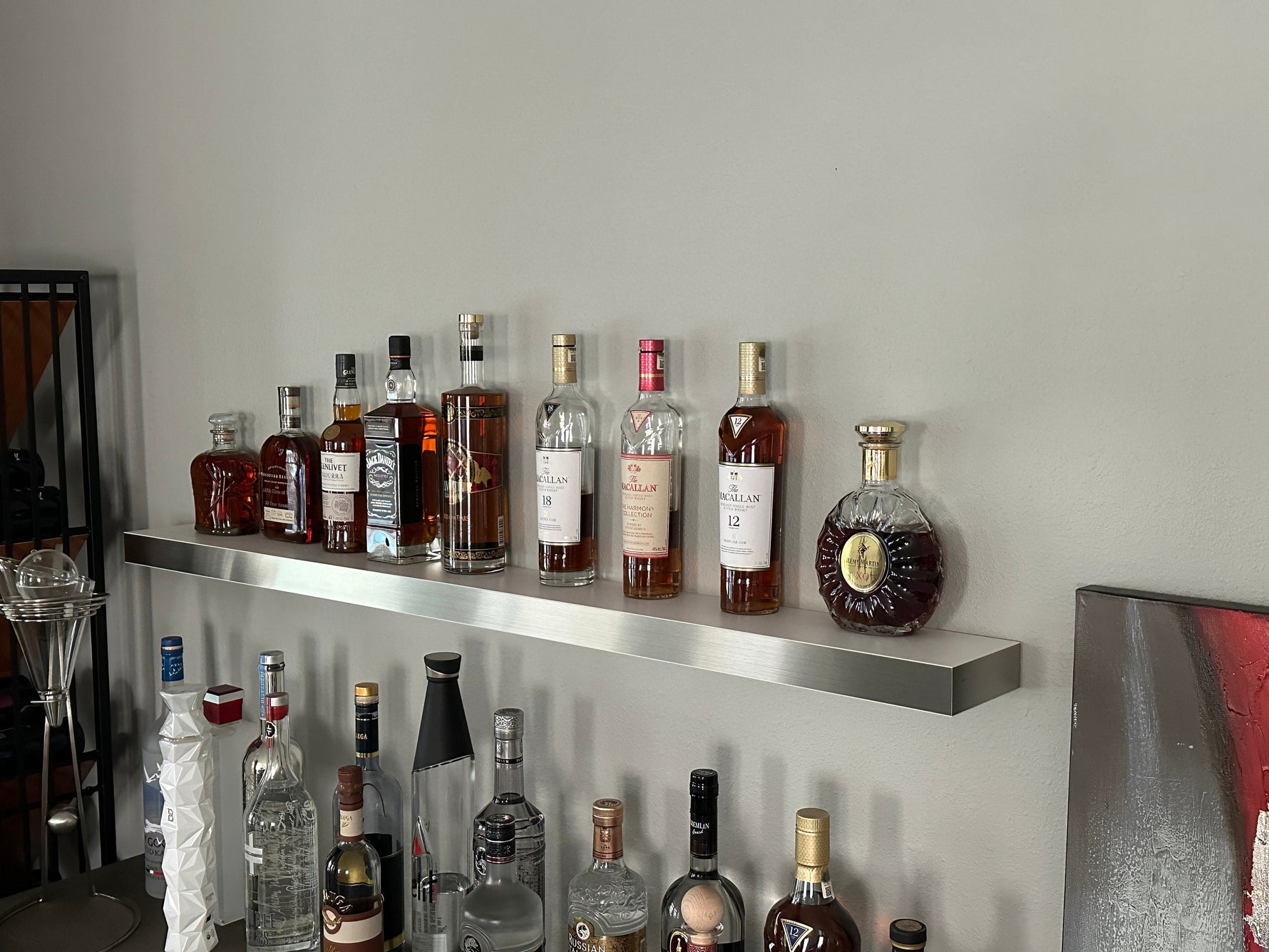 Modern White Mantel Uncategorized shelving