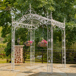 "Mahekal" Square Metal Garden Gazebo Gazebos Garden