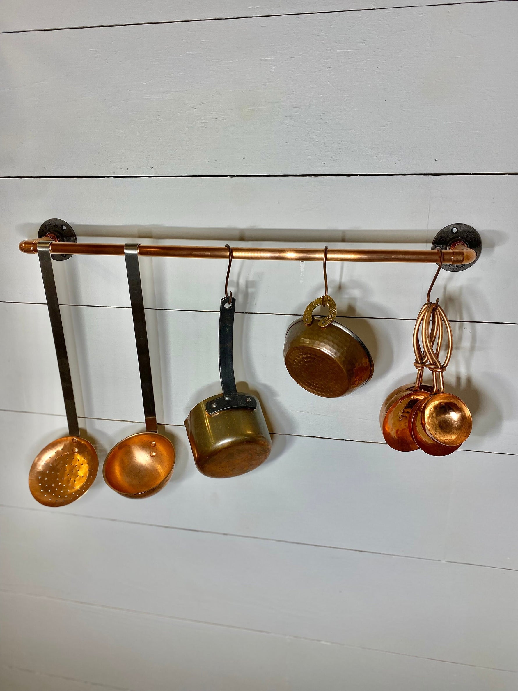 Copper Pot Rack