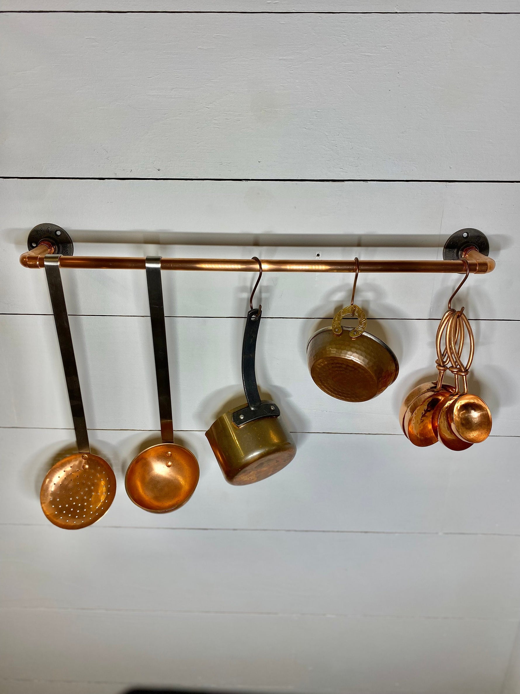 Copper Pot Rack