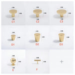 Hammered Brass Drawer Pulls