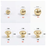 Hammered Brass Drawer Pulls