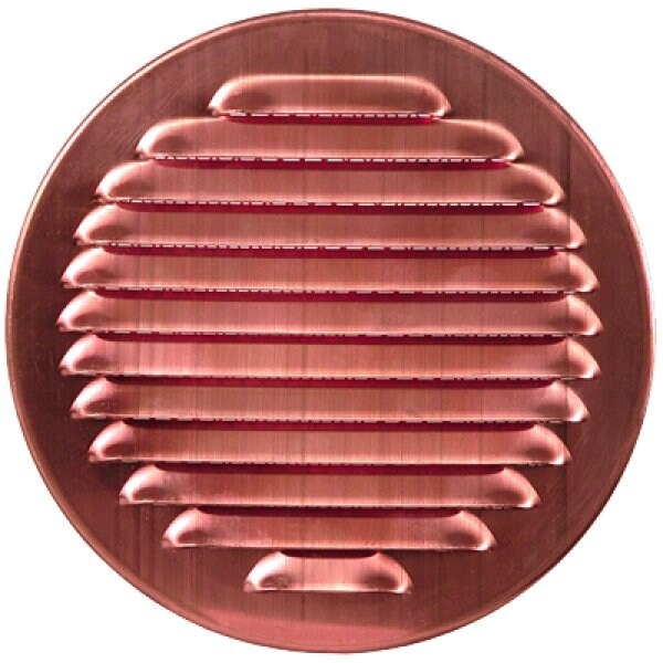 Round Copper Soffit Vent With Screen Vents & Flues Home Accessary