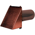 Hammered Copper Dryer Vent Exhaust Vent 4" - 12" Air Ducts Vent