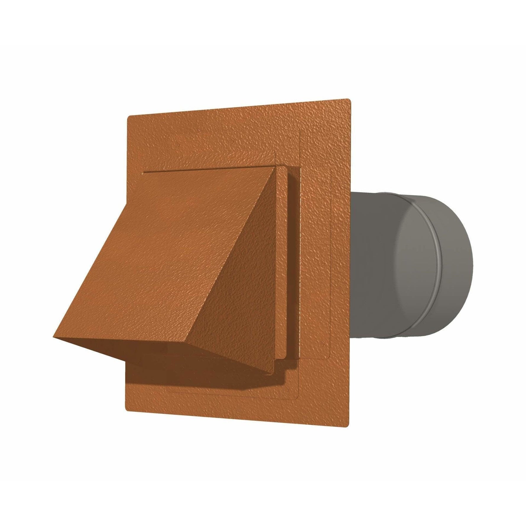 Hammered Copper Dryer Vent Exhaust Vent 4