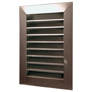 Stainless Steel Louvered Gable End Vent - Old West Iron