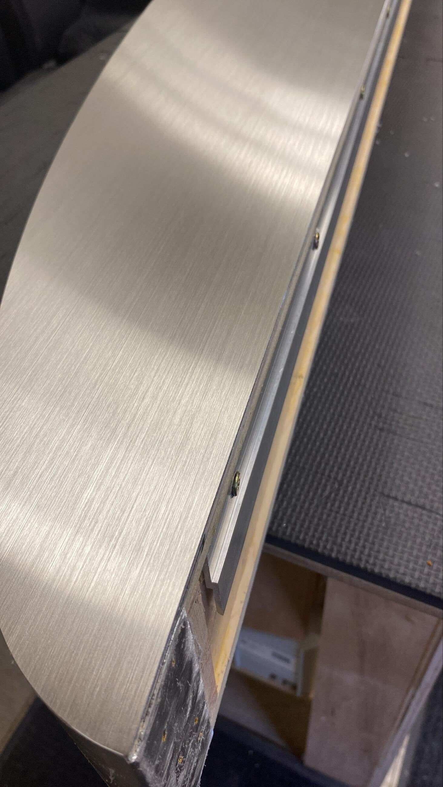 Solid Stainless Laminated Mantel Uncategorized shelving